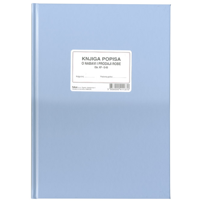 000004386.jpg Obrazac G-50 knjiga popisa-maloprodaje KP Fokus - Slika 1