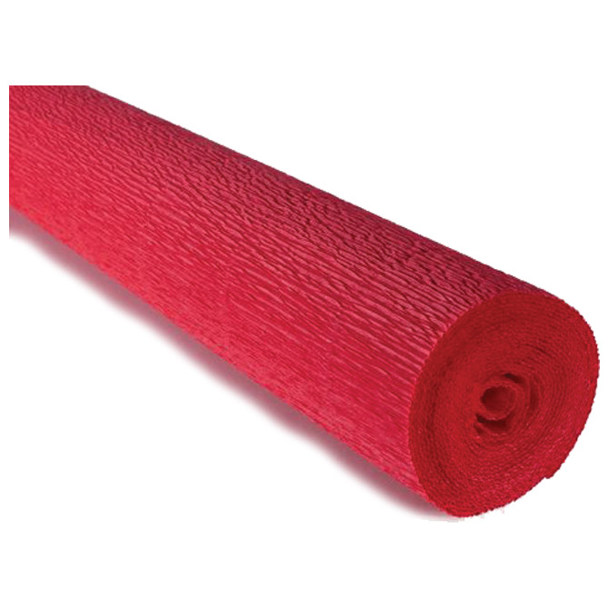000004501.jpg Papir krep 180g 50x250cm Cartotecnica Rossi 580 jarko crveni - Slika 1
