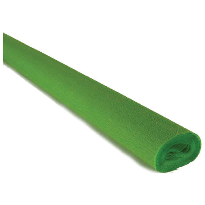 000004502.jpg Papir krep 40g 50x250cm Cartotecnica Rossi 232 svijetlo zeleni - Slika 1