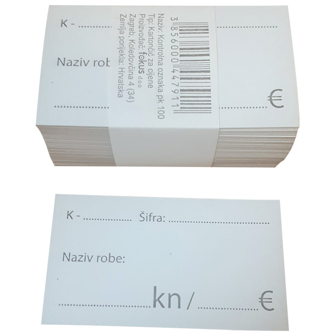 000004854.jpg Obrazac kontrolna oznaka pk100 Fokus - Slika 1