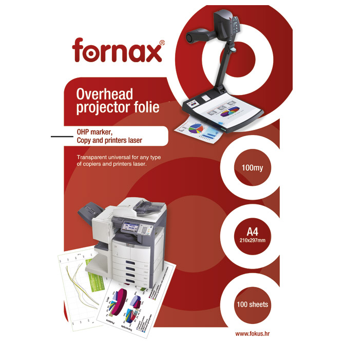 Folija LK A4 OHP (za prezentacije) pk100 Fornax prozirna Folija LK A4 OHP (za prezentacije) pk100 Fornax prozirna