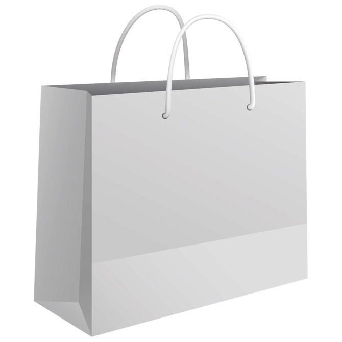 Vrećice ukrasne 50x37x12cm sjajna plastifikacija Fornax bijele Vrećice ukrasne 50x37x12cm sjajna plastifikacija Fornax bijele