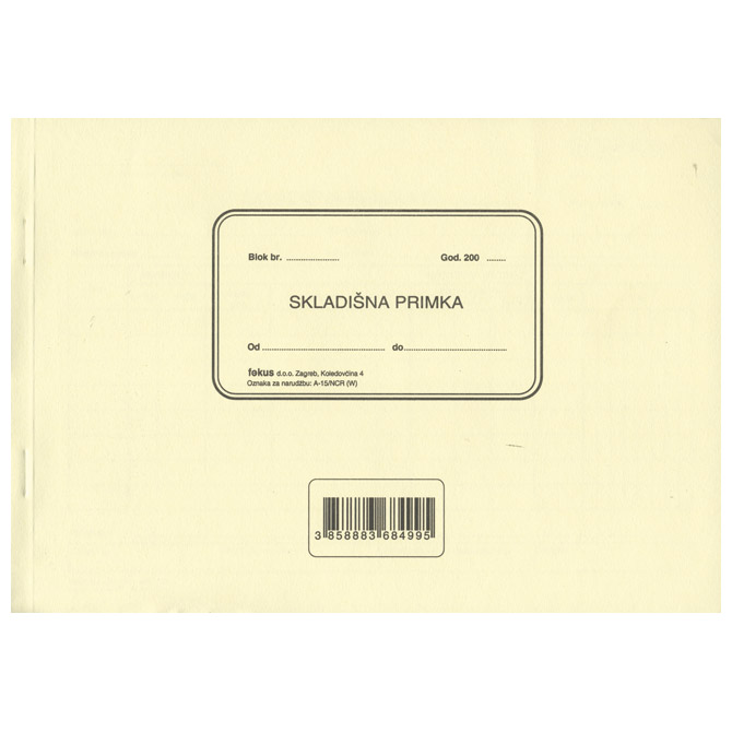 000006490.jpg Obrazac A-15/NCR skladišna primka A5 1+2 Fokus - Slika 1