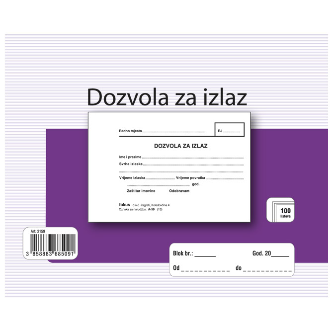 000006492.jpg Obrazac A-59 dozvola za izlaz Fokus - Slika 1