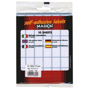 Etikete slep 22x17mm pk10L Markin 10018 blister