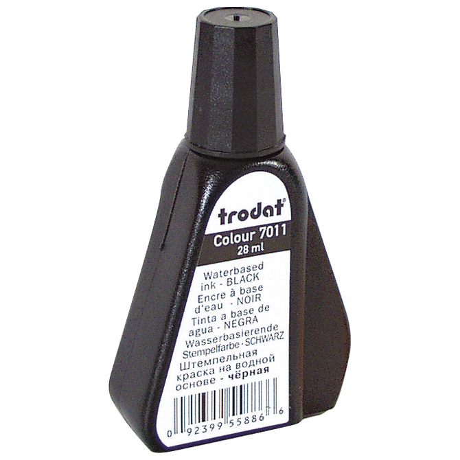 Boja za pečat 28ml Trodat 7011 crna Boja za pečat 28ml Trodat 7011 crna
