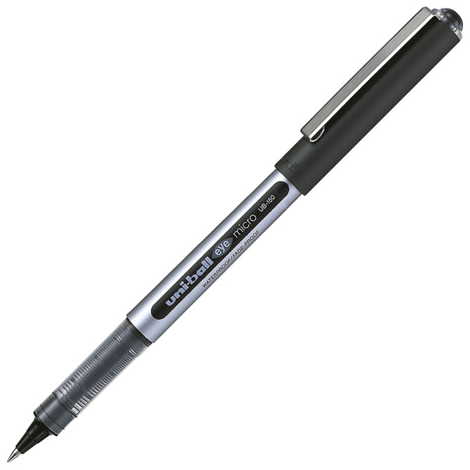 Roler 0,2mm micro (0,5mm) Uni-Mitsubishi UB-150 crni Roler 0,2mm micro (0,5mm) Uni-Mitsubishi UB-150 crni