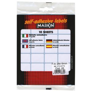 Etikete slep 28x19mm pk10L Markin 10023 blister
