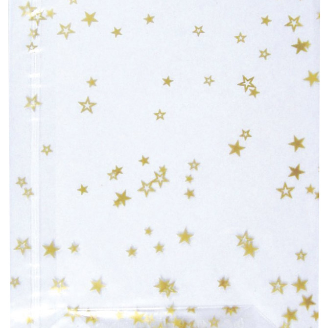 Vrećice ukrasne celofan 14x23cm sa zvjezdicama pk10 Heyda 20-30892 52 prozirne Vrećice ukrasne celofan 14x23cm sa zvjezdicama pk10 Heyda 20-30892 52 prozirne