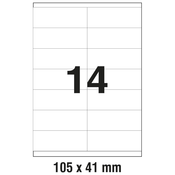 Etikete ILK 105x41 mm pk100L Zweckform 3477 Etikete ILK 105x41 mm pk100L Zweckform 3477