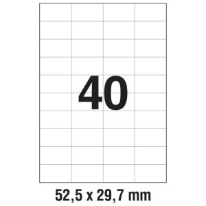 Etikete ILK 52,5x29,7 mm pk100L Zweckform 3651