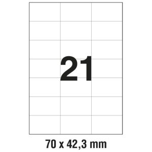 Etikete ILK 70x42,3 mm pk100L Zweckform 3652