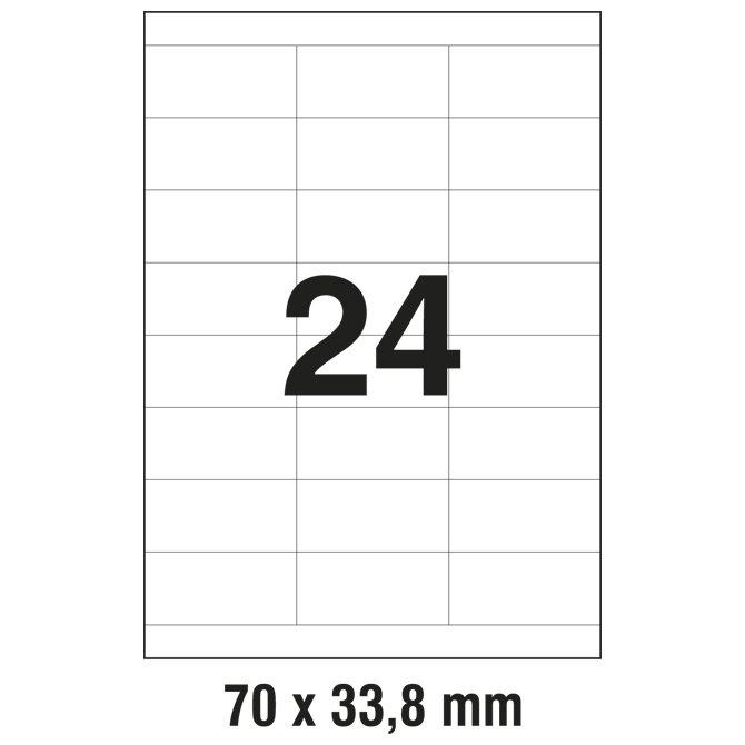 Etikete ILK 70x33,8 mm pk100L Zweckform 3664 Etikete ILK 70x33,8 mm pk100L Zweckform 3664