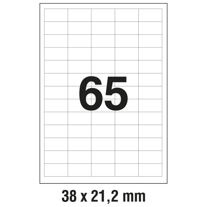 Etikete ILK 38x21,2 mm pk100L Zweckform 3666 Etikete ILK 38x21,2 mm pk100L Zweckform 3666