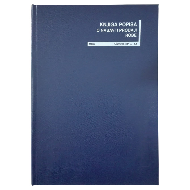 000010338.jpg Obrazac G-51 knjiga popisa nabave i prodaje Fokus - Slika 1