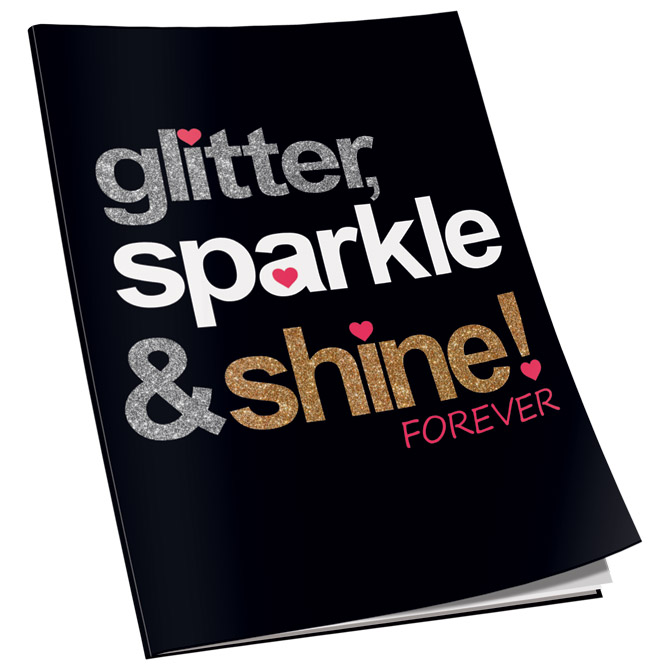 Teka meki uvez A4 crte 40L 80g sjaj+glitter Connect sortirani motivi Teka meki uvez A4 crte 40L 80g sjaj+glitter Connect sortirani motivi