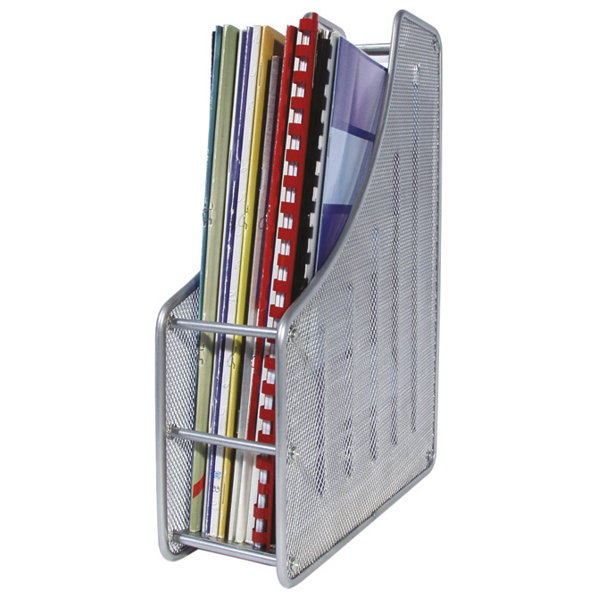 Stalak za spise okomit žica 8x27,5x35cm LD01-419 Fornax srebrni Stalak za spise okomit žica 8x27,5x35cm LD01-419 Fornax srebrni