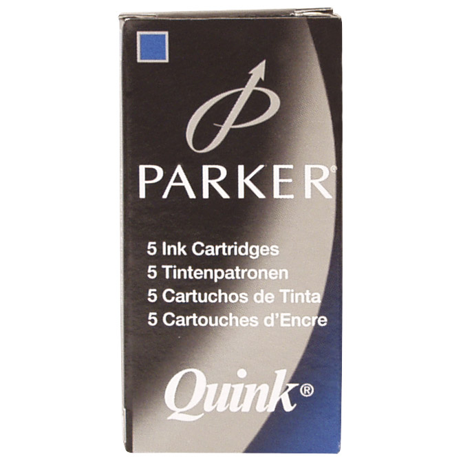 000013585.jpg Tinta za nalivpero patrone pk5 Parker S0116240 plava - Slika 1