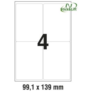 Etikete ILK 99,1x139 mm odljepljive pk25L Zweckform L4733REV-25