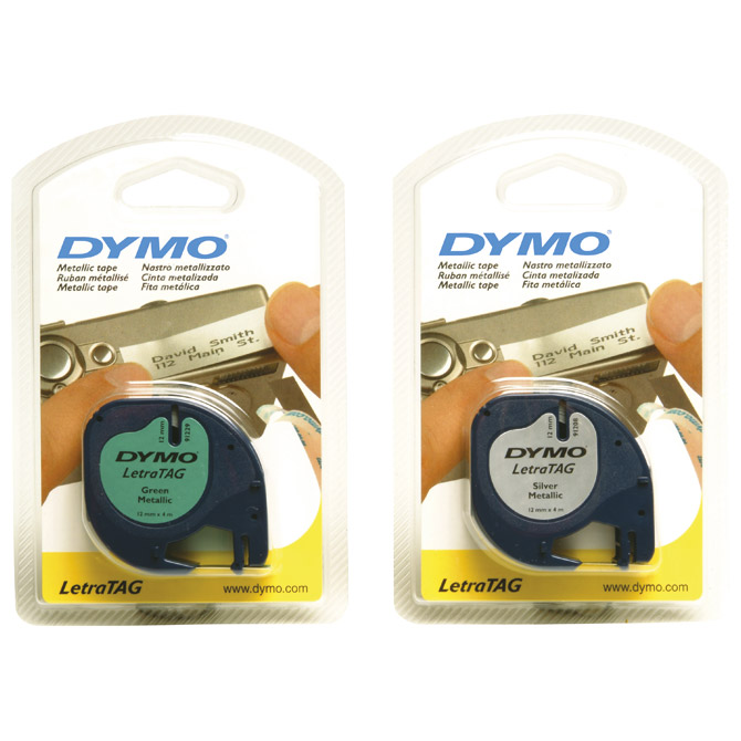 000013667.jpg Vrpca LT 12mmx4m Dymo 91208 srebrna - Slika 1