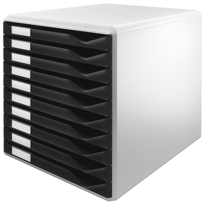 Kutija s 10 ladica Form set Leitz 52810095 sivo-crna Kutija s 10 ladica Form set Leitz 52810095 sivo-crna