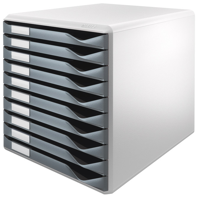 Kutija s 10 ladica Form set Leitz 52810089 siva Kutija s 10 ladica Form set Leitz 52810089 siva