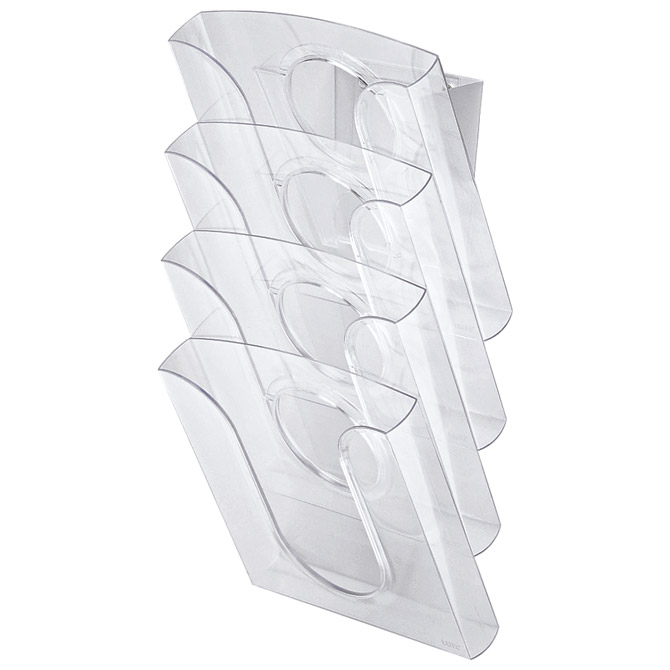 Set ladica za spise (prospekte) sa adapterom Presenter Leitz 54000102 prozirni Set ladica za spise (prospekte) sa adapterom Presenter Leitz 54000102 prozirni