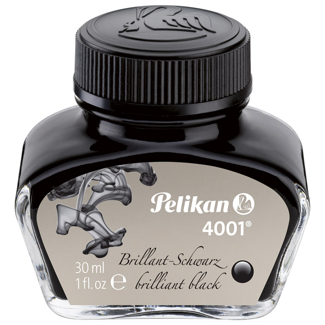 000014562.jpg Tinta za nalivpero bočica 30ml 4001 Pelikan 301051 crna - Slika 1