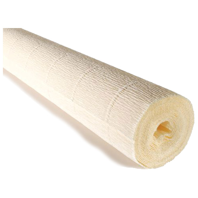 000014584.jpg Papir krep 180g 50x250cm Cartotecnica Rossi 603 krem - Slika 1