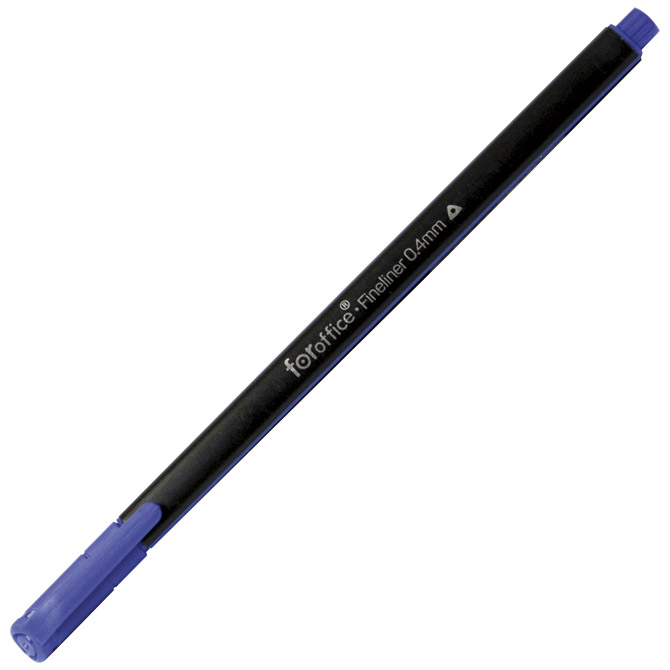 000018097.jpg Flomaster fineliner 0,4mm FORoffice plavi - Slika 1