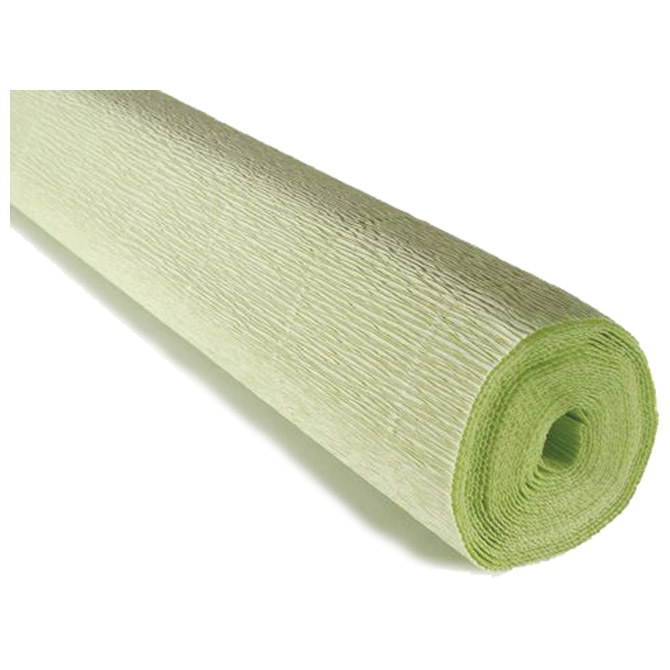 000019045.jpg Papir krep 180g 50x250cm Cartotecnica Rossi 566 svijetlo zeleni - Slika 1