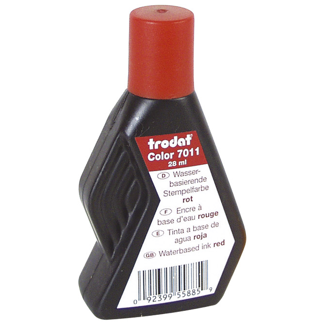 000019051.jpg Boja za pečat 28ml Trodat 7011 crvena - Slika 1