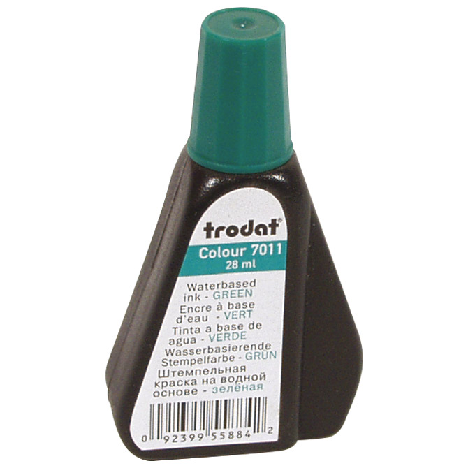 Boja za pečat 28ml Trodat 7011 zelena Boja za pečat 28ml Trodat 7011 zelena