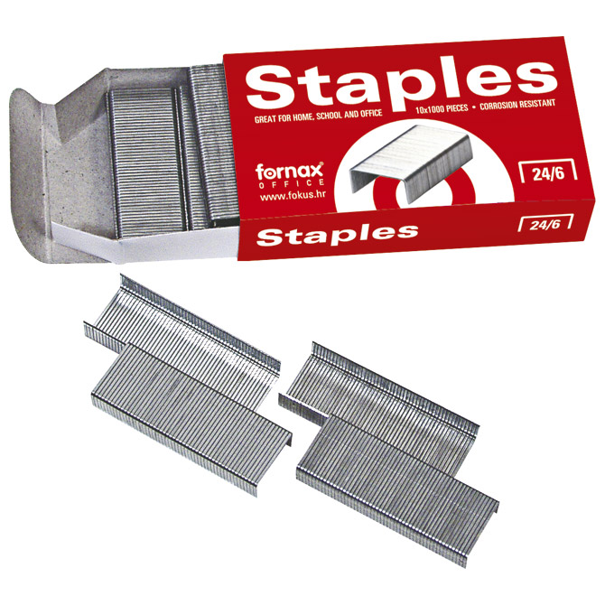 Spajalice strojne br.24/6 pk1000 Fornax Spajalice strojne br.24/6 pk1000 Fornax