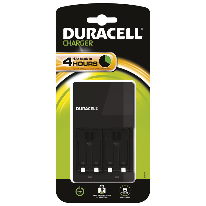 000020610.jpg Punjač baterija univerzalni (sa baterijama) Duracell CEF14 - Slika 1