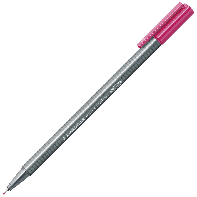 000024199.jpg Flomaster fineliner 0,3 mm Triplus Staedtler 334-20 rozi - Slika 1