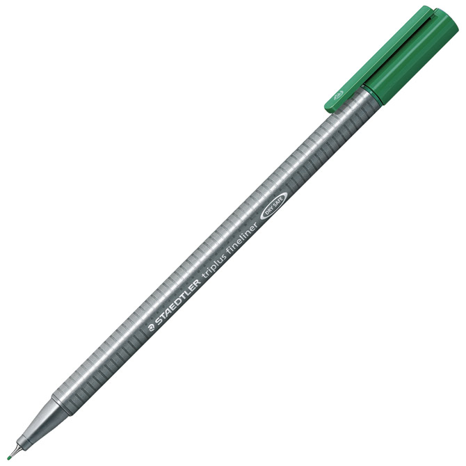 000024205.jpg Flomaster fineliner 0,3mm Triplus Staedtler 334-5 zeleni - Slika 1
