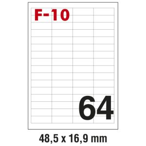 Etikete ILK 48,5x16,9 mm pk100L Fornax F-10