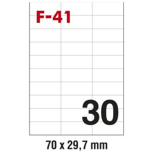 Etikete ILK 70x29,7 mm pk100L Fornax F-41