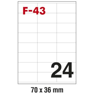 Etikete ILK 70x36 mm pk100L Fornax F-43