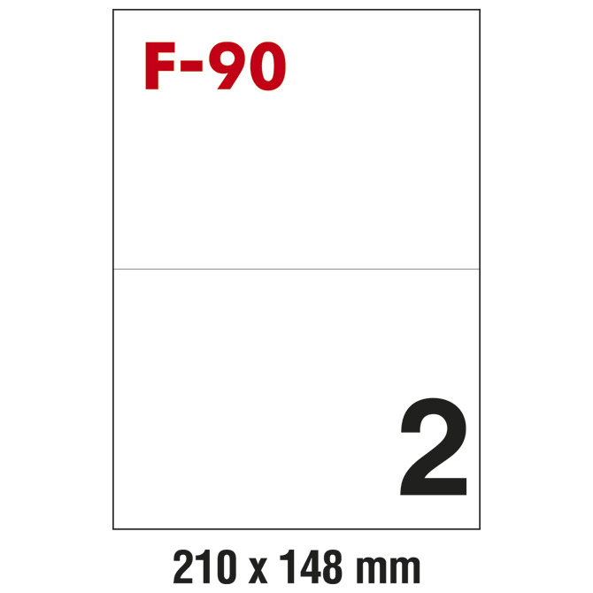 Etikete ILK 210x148mm pk100L Fornax F-90 Etikete ILK 210x148mm pk100L Fornax F-90