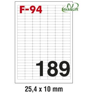 Etikete ILK 25,4x10 mm odljepljive pk100L Fornax F-94