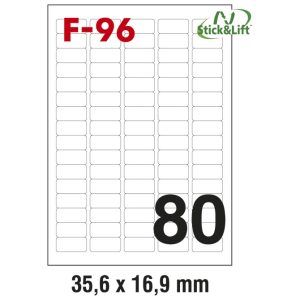 Etikete ILK 35,6x16,9 mm odljepljive pk100L Fornax F-96