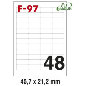 Etikete ILK 45,7x21,2 mm odljepljive pk100L Fornax F-97