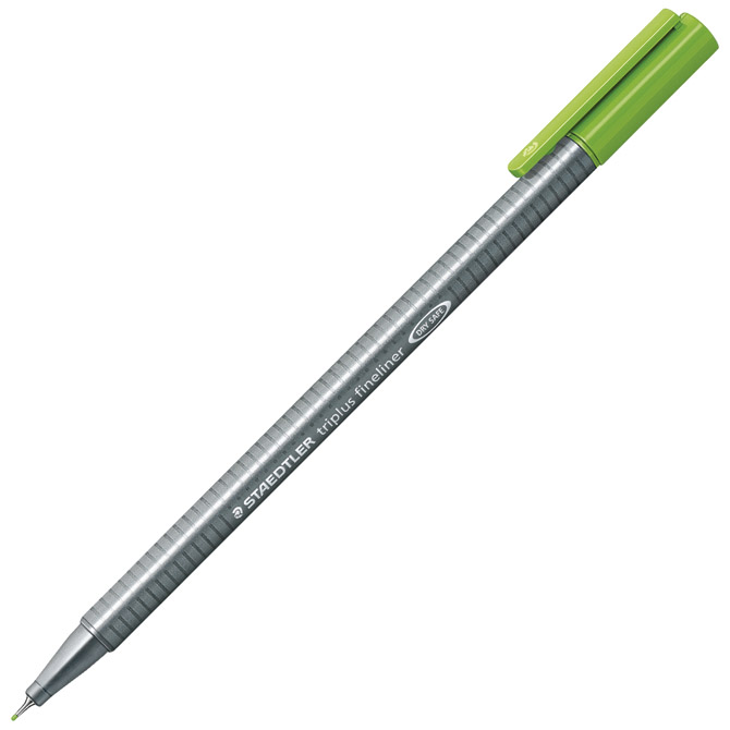 000025878.jpg Flomaster fineliner 0,3 mm Triplus Staedtler 334-51 svijetlozeleni - Slika 1
