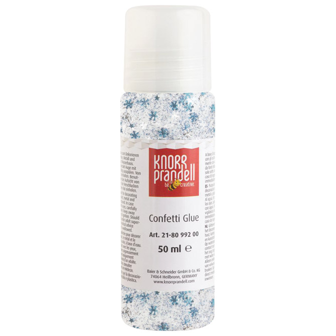 Ljepilo glitter konfeti 50ml Pahulje Knorr Prandell 21-8099204 plavo Ljepilo glitter konfeti 50ml Pahulje Knorr Prandell 21-8099204 plavo