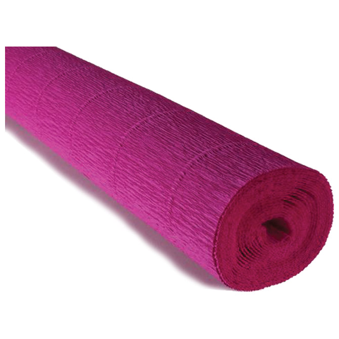 Papir krep 180g 50x250cm Cartotecnica Rossi 572 fuksija Papir krep 180g 50x250cm Cartotecnica Rossi 572 fuksija
