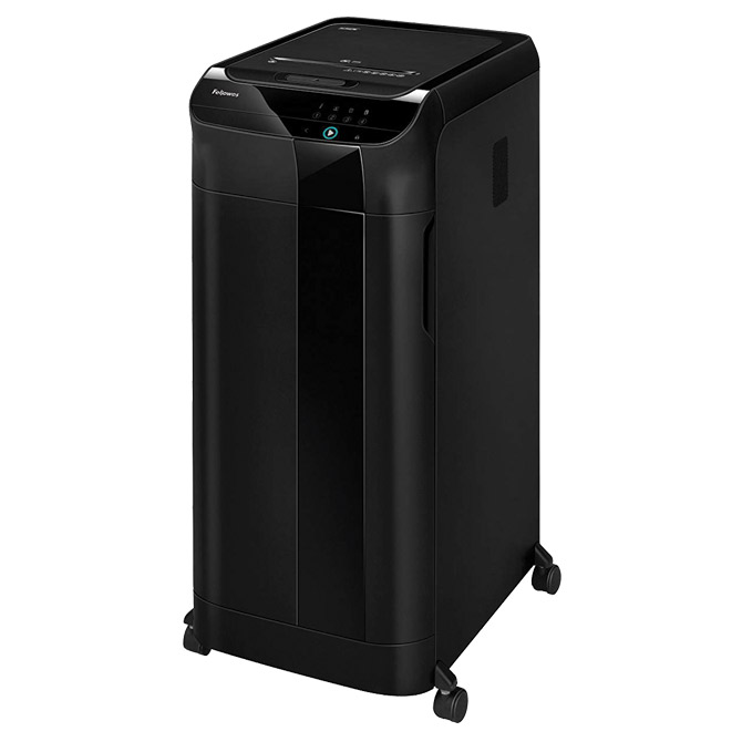 000027079.jpg Uništavač dokumentacije 550 (ručno 14) listova CrossCut AutoMax 550C Fellowes 4963101 - Slika 1