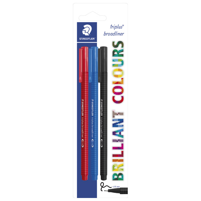 000035882.jpg Flomaster broadliner 0,8mm pk3 Triplus Staedtler 338-SBK3 sortirano!! - Slika 1