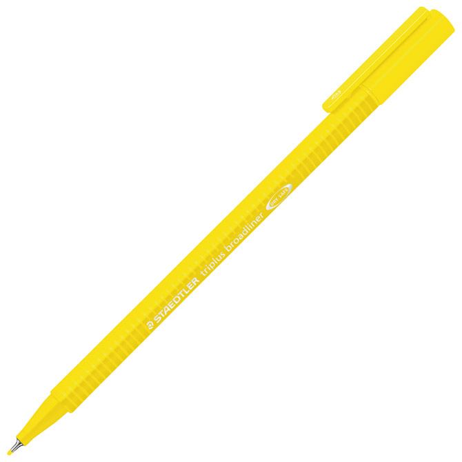000035883.jpg Flomaster broadliner 0,8mm Triplus Staedtler 338-1 žuti!! - Slika 1
